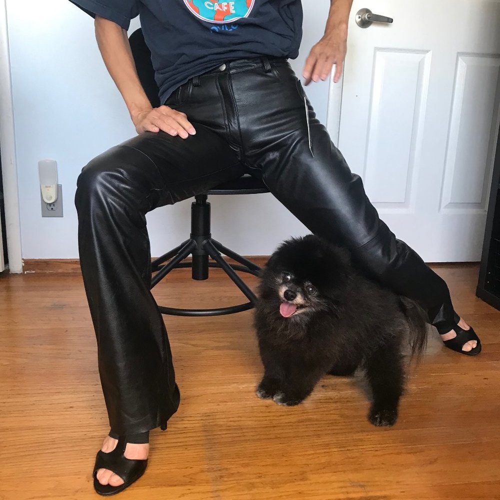 Black Leather Pants